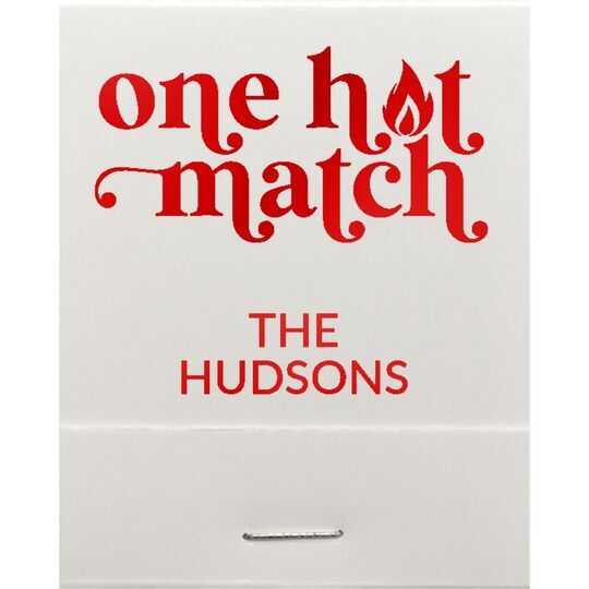 One Hot Match 20-Strike Matchbooks